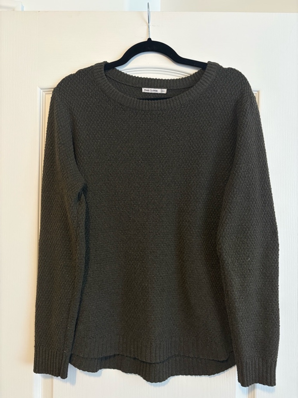 Club Monaco Men's Crewneck Sweater - Olive Green